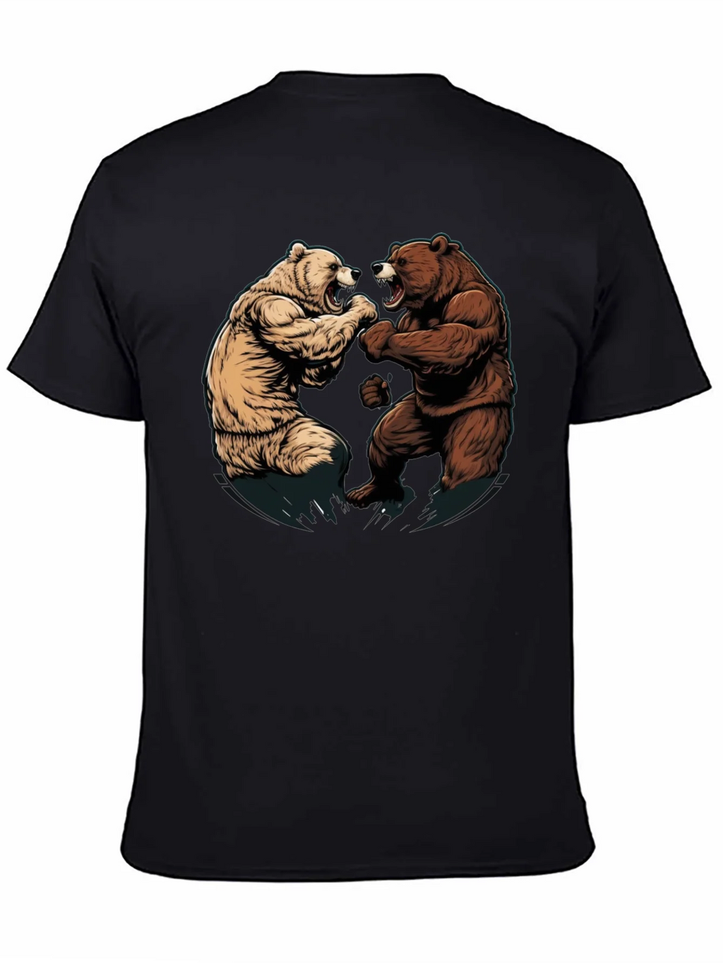 Fighting Bears Graphic Tee - Black product image 3