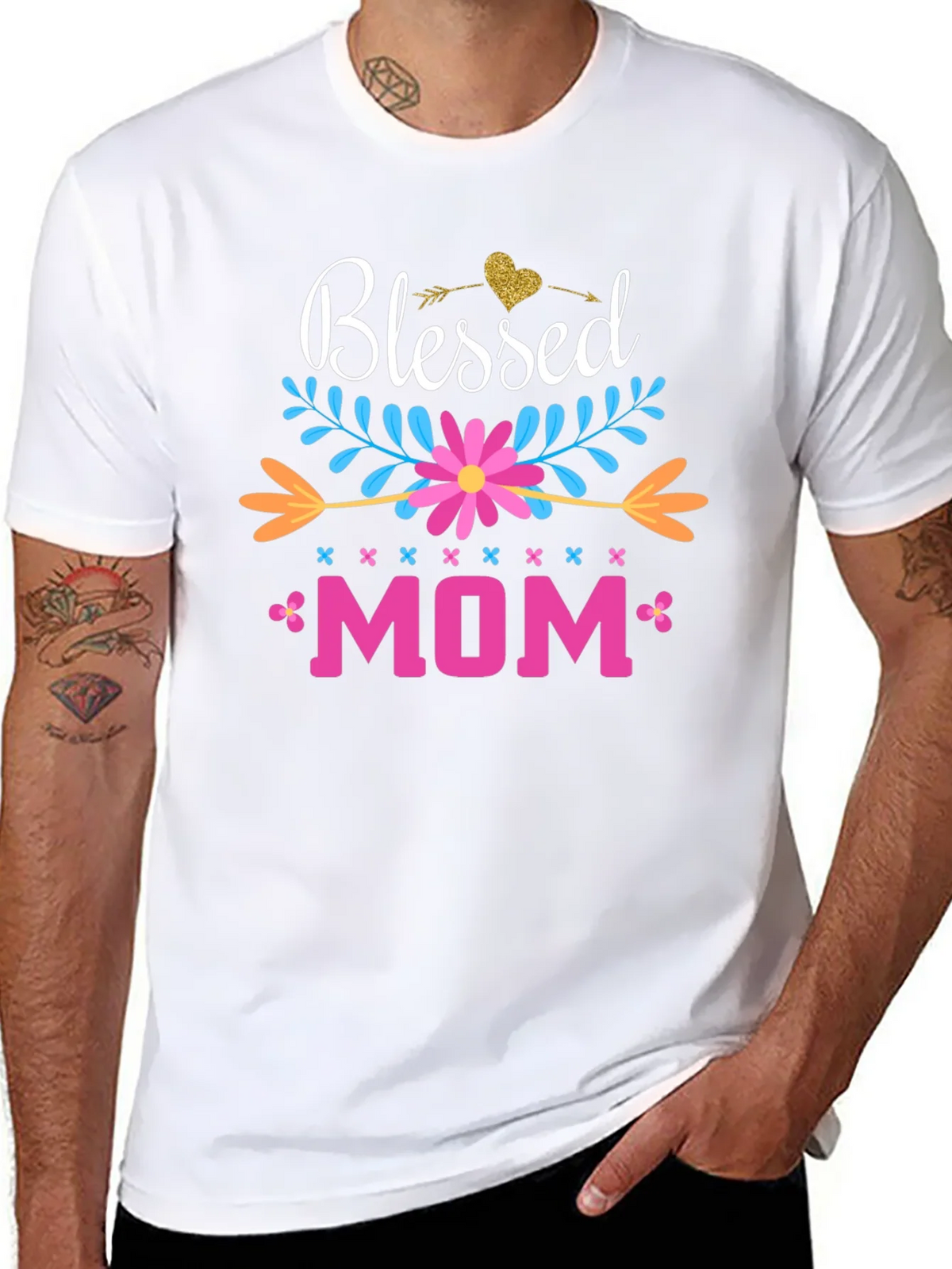 Blessed Mom Graphic Tee - Perfect Mothers Day Gift! product image 7