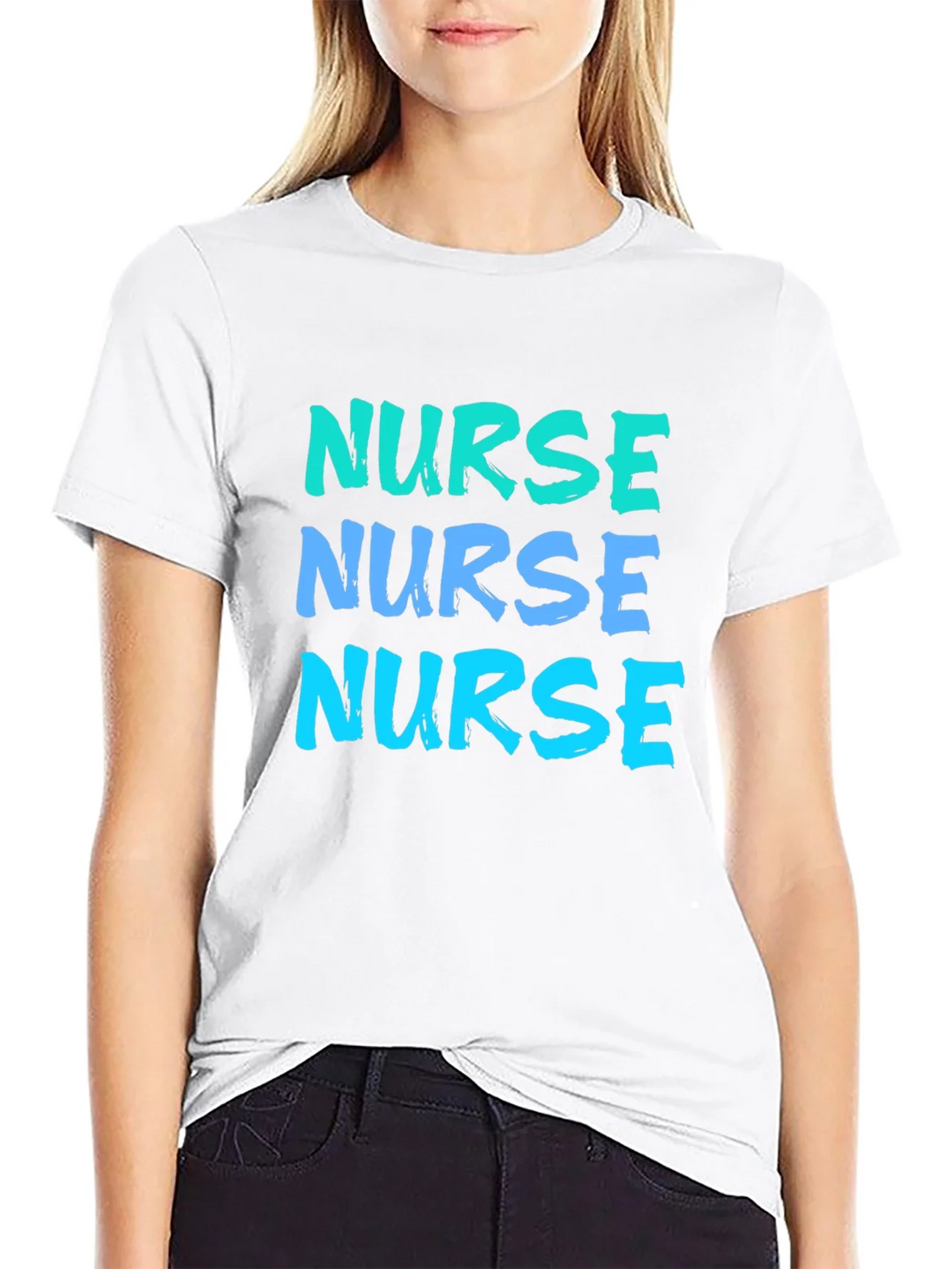 Nurse T-Shirt - Bold Text Design product image 8