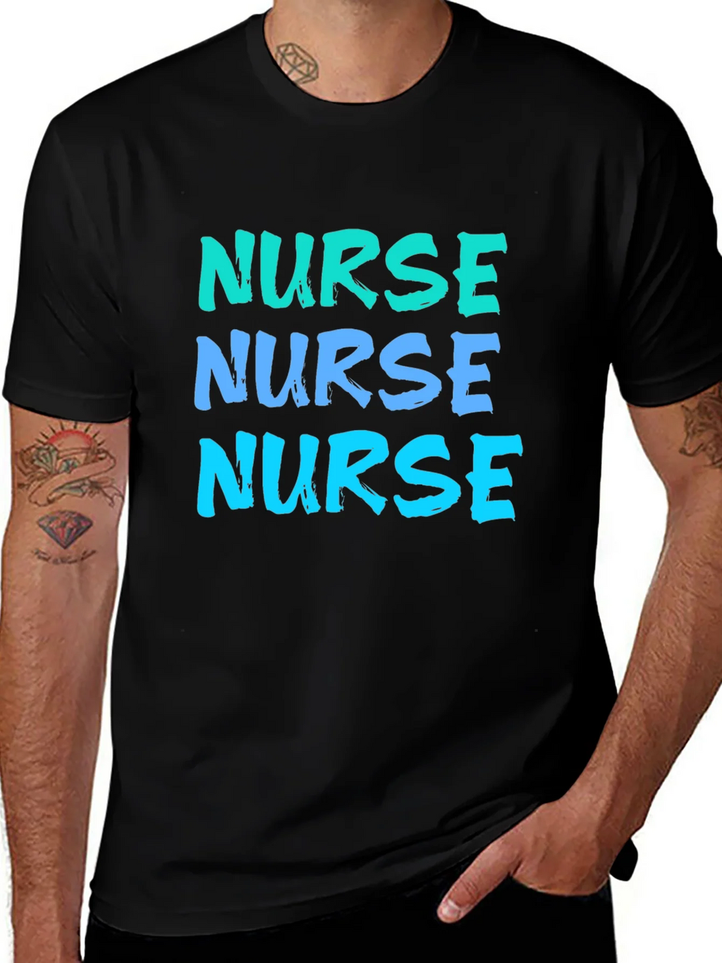 Nurse T-Shirt - Bold Text Design product image 1