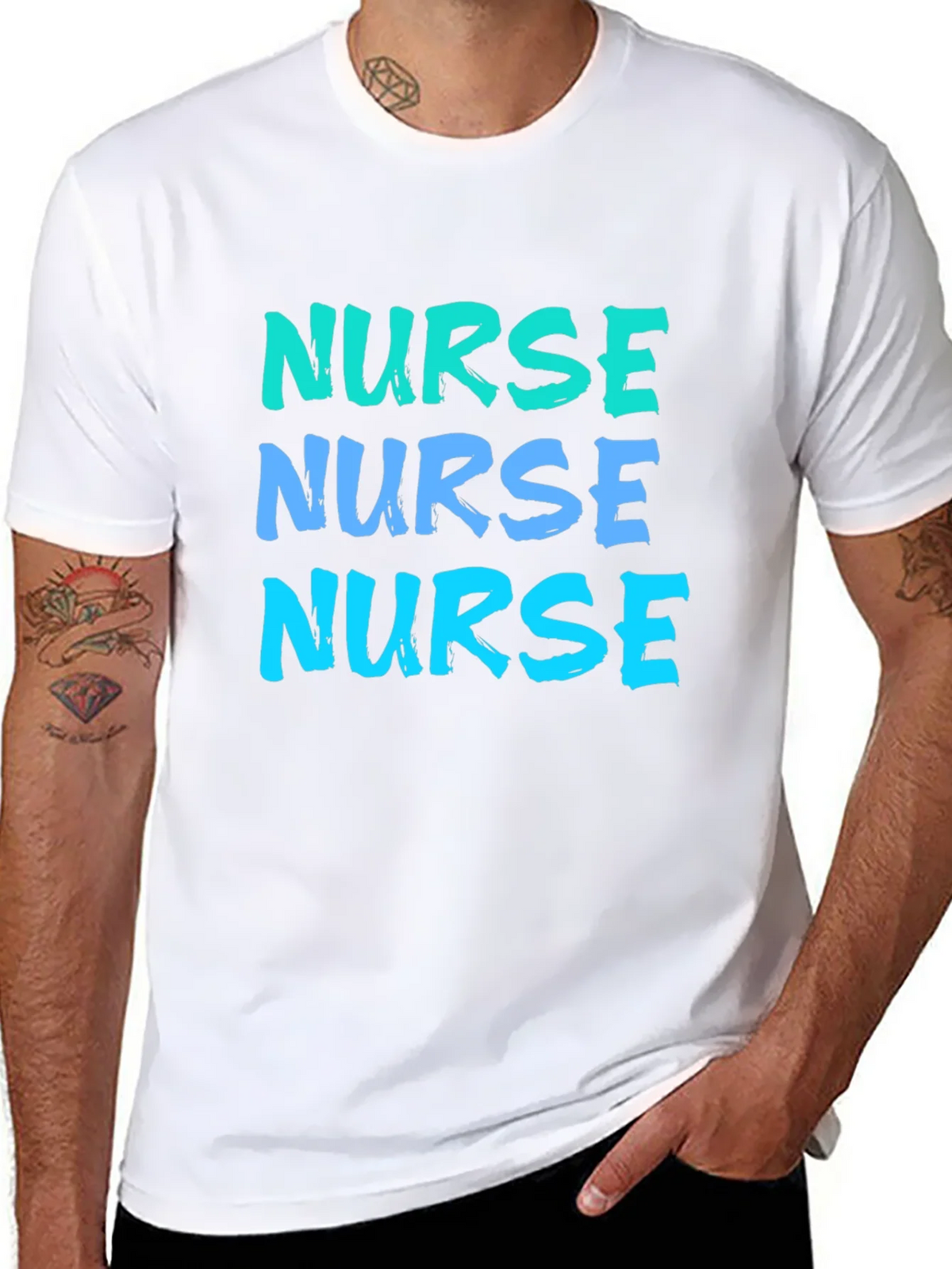 Nurse T-Shirt - Bold Text Design product image 7