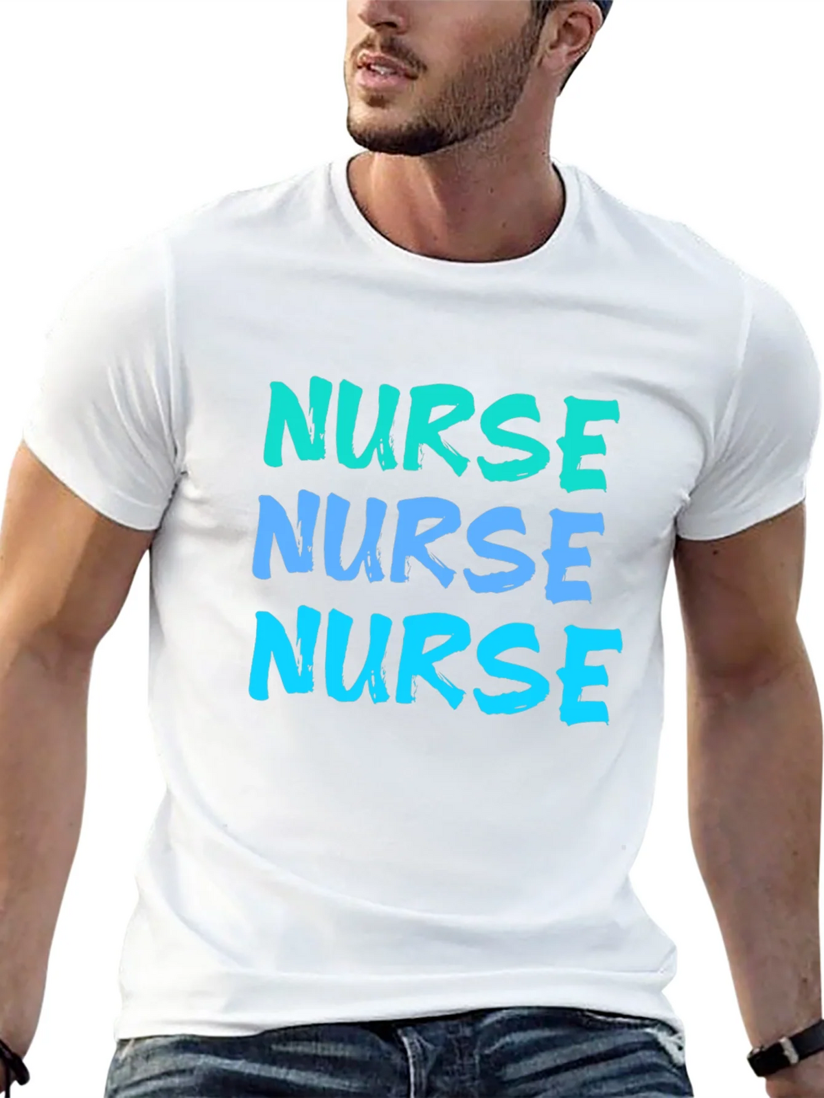 Nurse T-Shirt - Bold Text Design product image 12