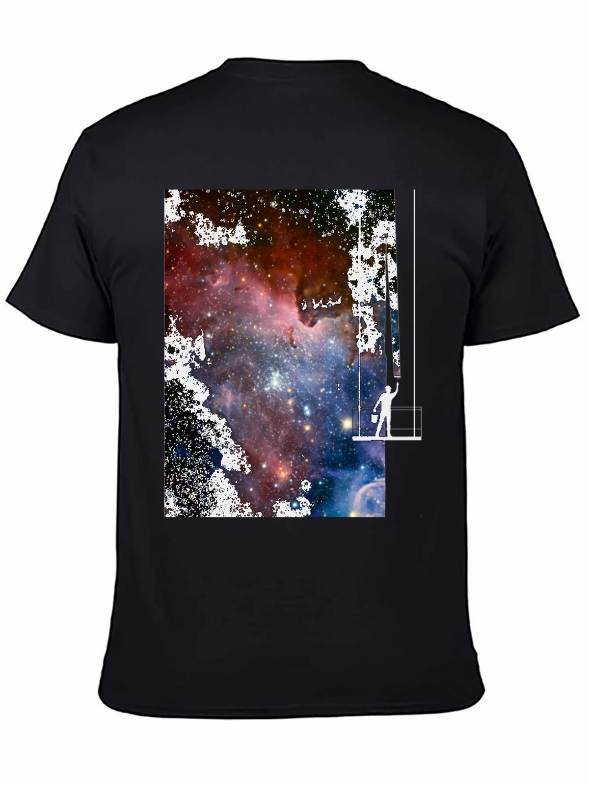 Galaxy Painter Graphic Tee - Unique Space Art T-Shirt product image 4