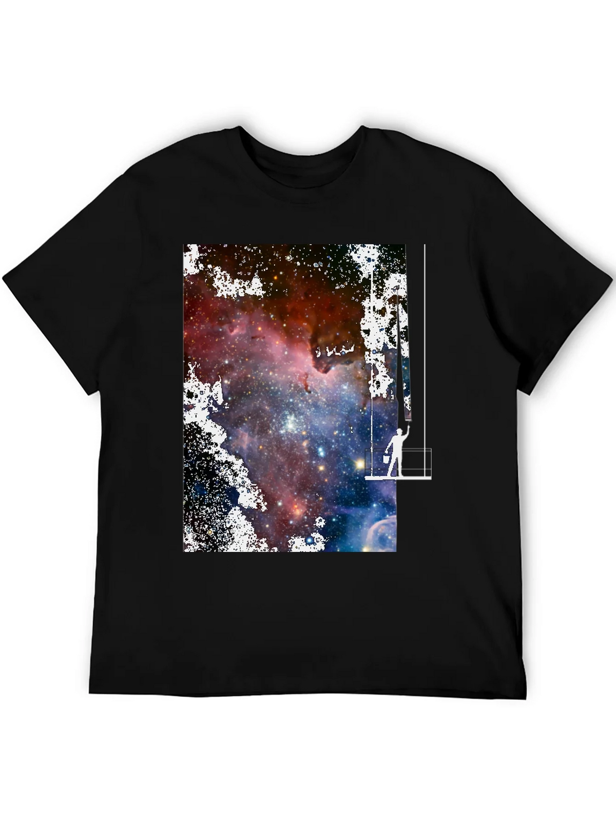 Galaxy Painter Graphic Tee - Unique Space Art T-Shirt product image 5
