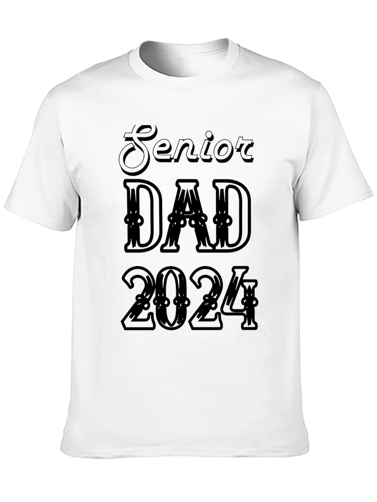 Senior Dad 2024 Graduation T-Shirt product image 3