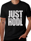 Just Hodl Black Graphic Tee product image 1