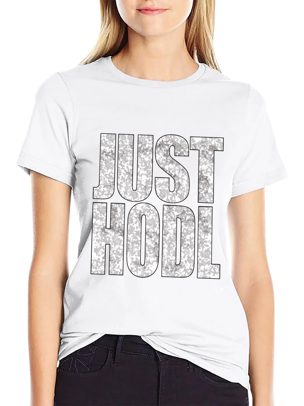 Just Hodl Black Graphic Tee product image 8