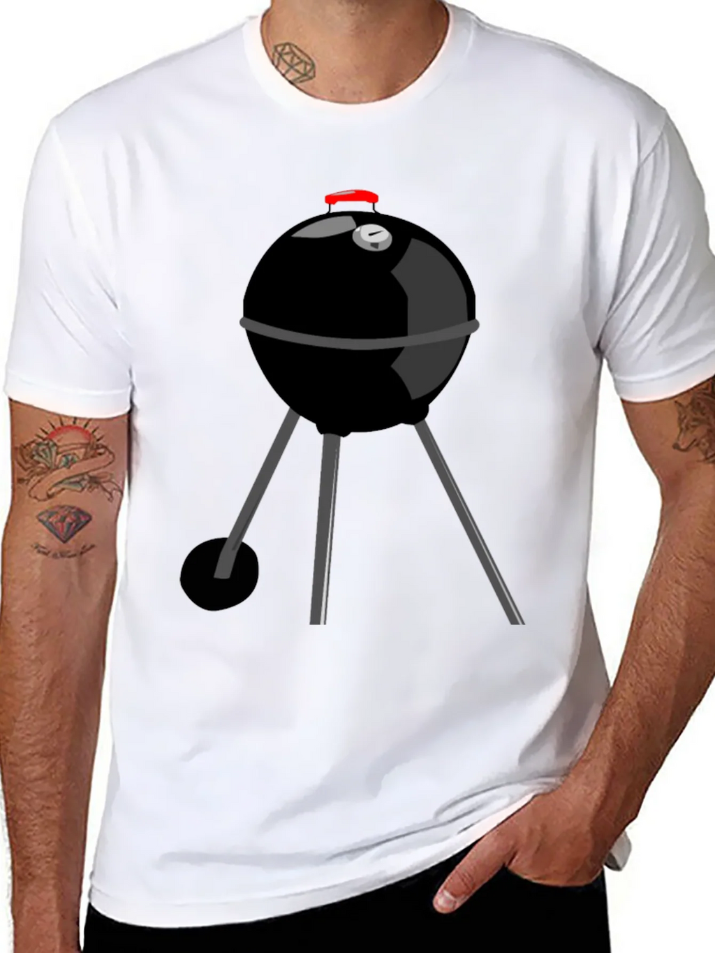 BBQ Grill Graphic Tee - Summer Cookout T-Shirt product image 3