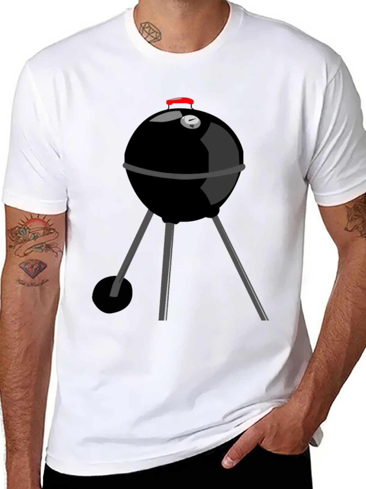 BBQ Grill Graphic Tee - Summer Cookout T-Shirt product image 3