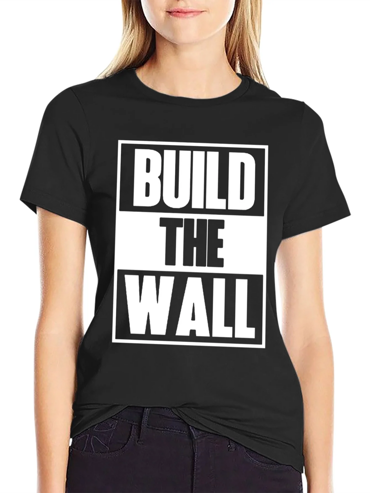 Build The Wall Graphic Tee product image 2