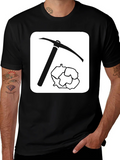 Miners Pick T-Shirt - Black Cotton Blend product image 1