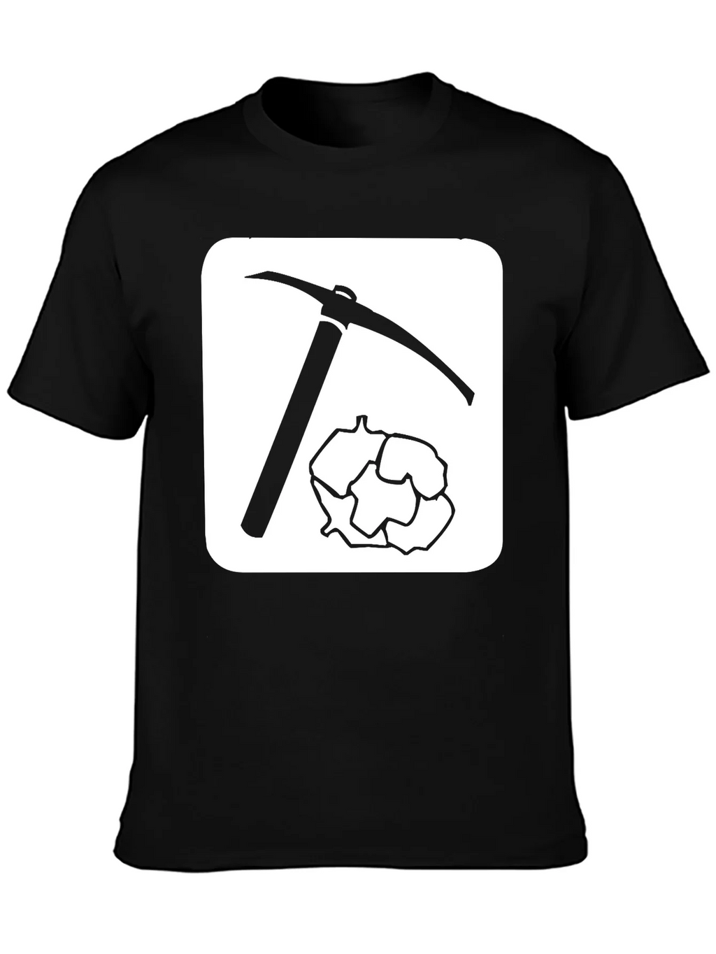 Miners Pick T-Shirt - Black Cotton Blend product image 3