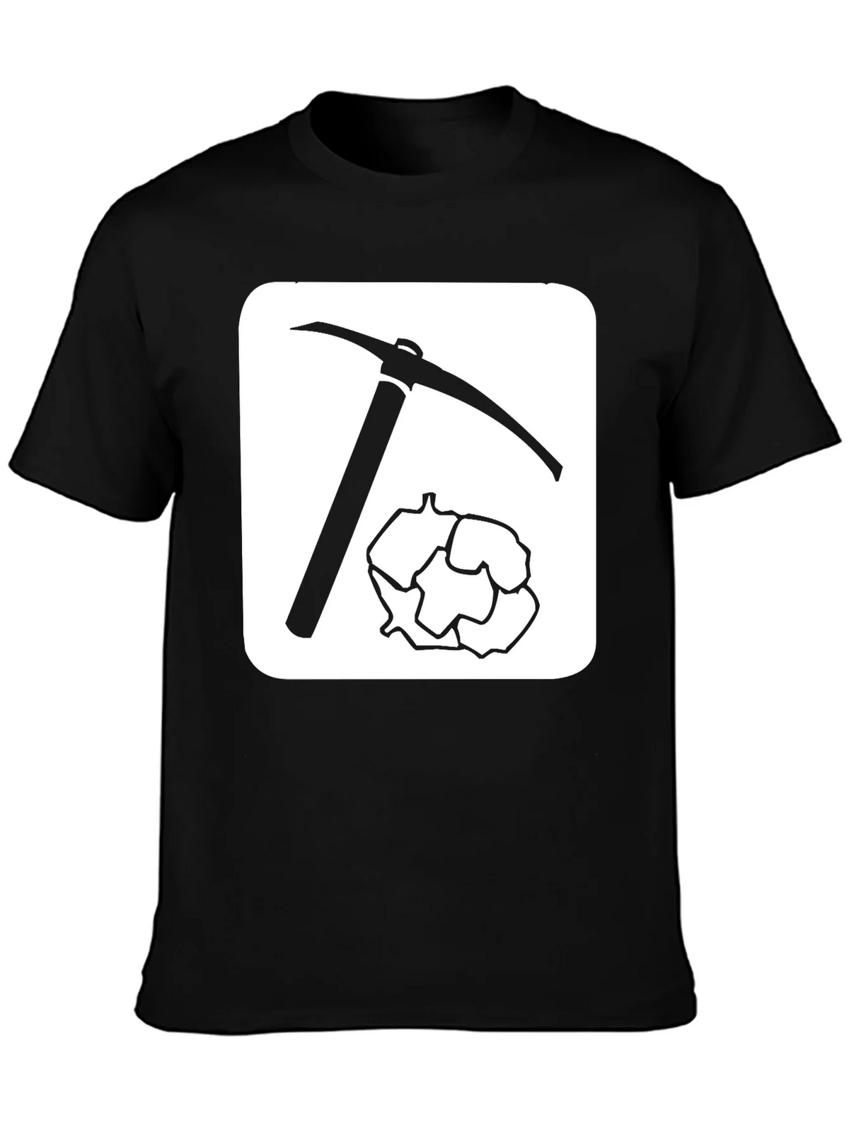 Miners Pick T-Shirt - Black Cotton Blend product image 3