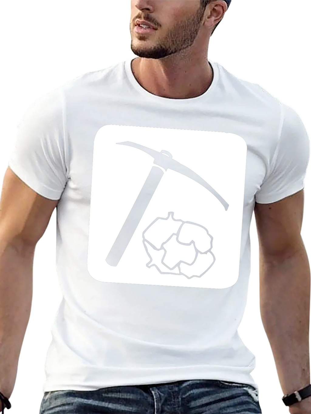 Miners Pick T-Shirt - Black Cotton Blend product image 10