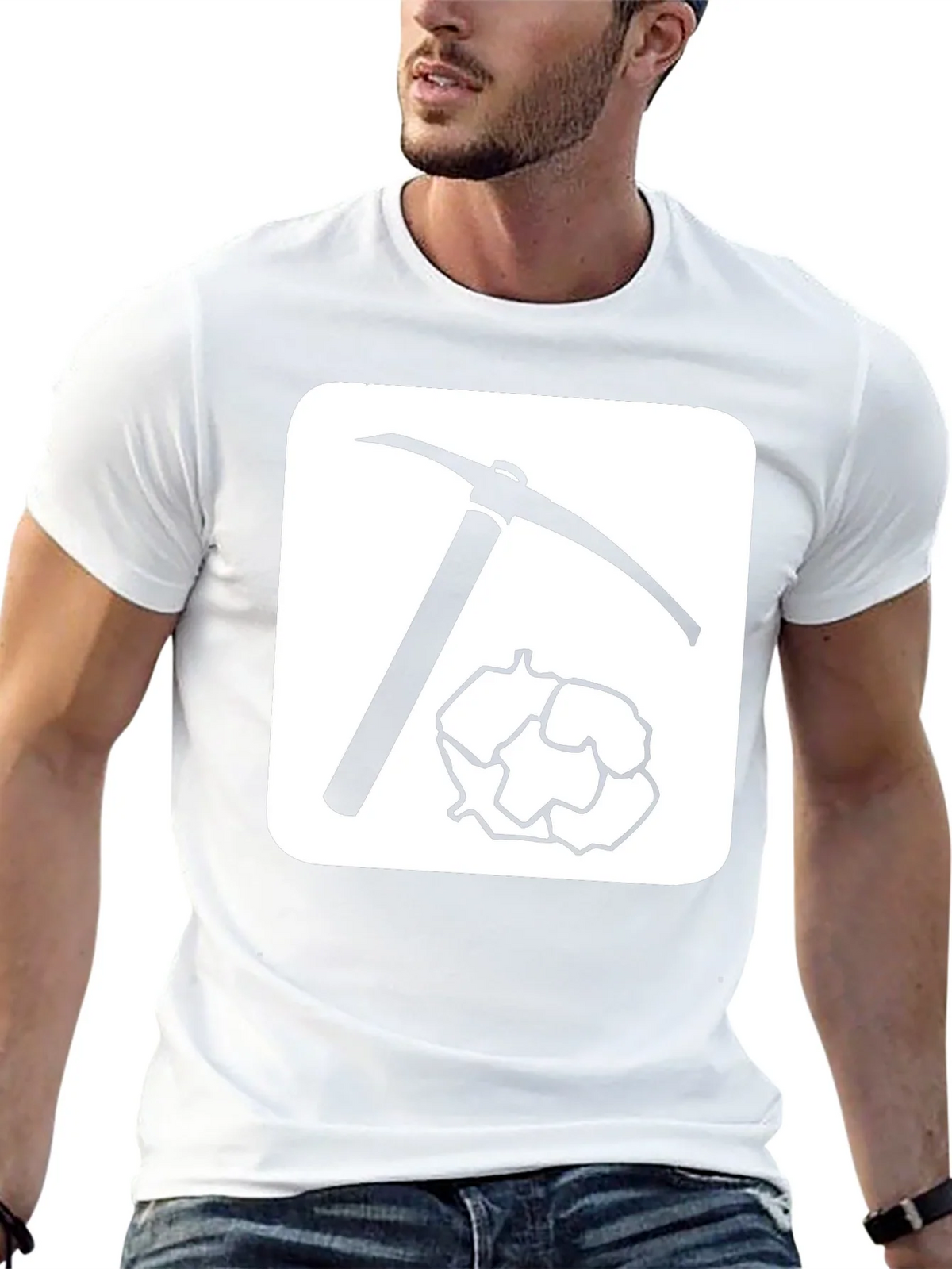 Miners Pick T-Shirt - Black Cotton Blend product image 10