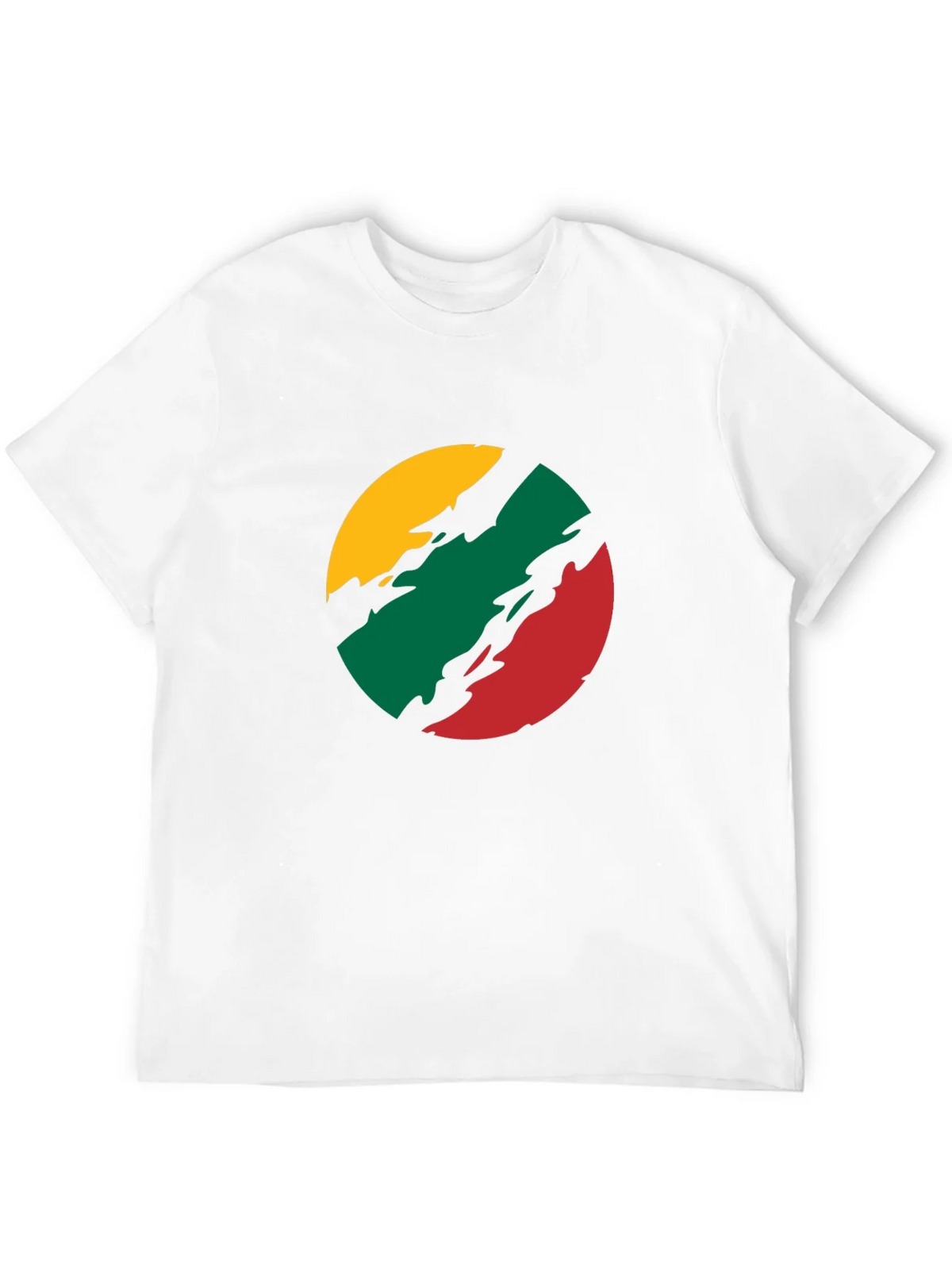 Lithuanian Flag T-Shirt - Black Crew Neck Tee product image 10