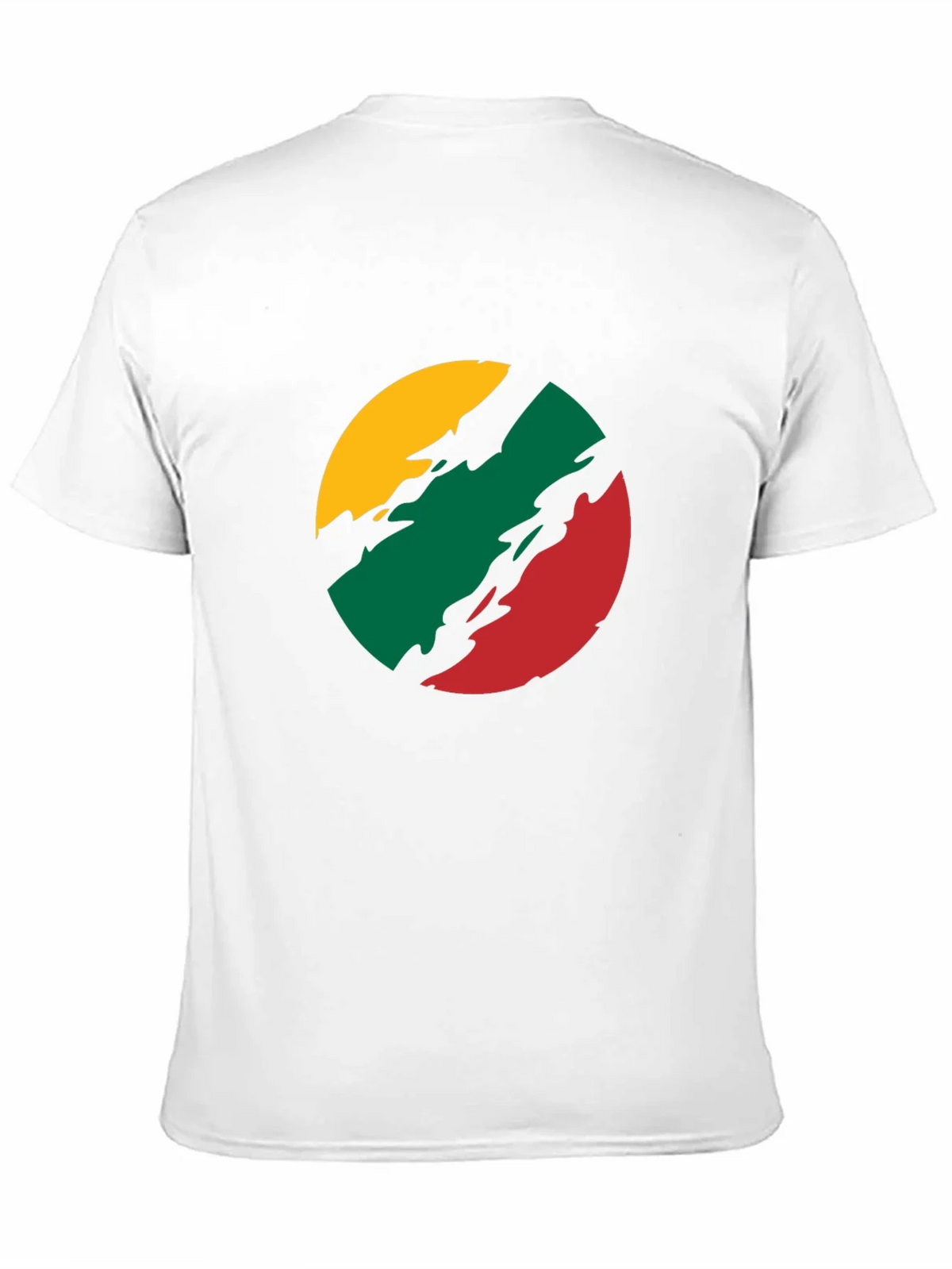 Lithuanian Flag T-Shirt - Black Crew Neck Tee product image 9