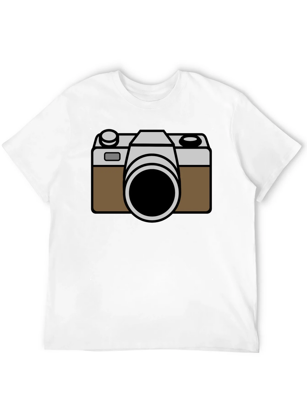Cool Camera Graphic Black T-Shirt product image 3