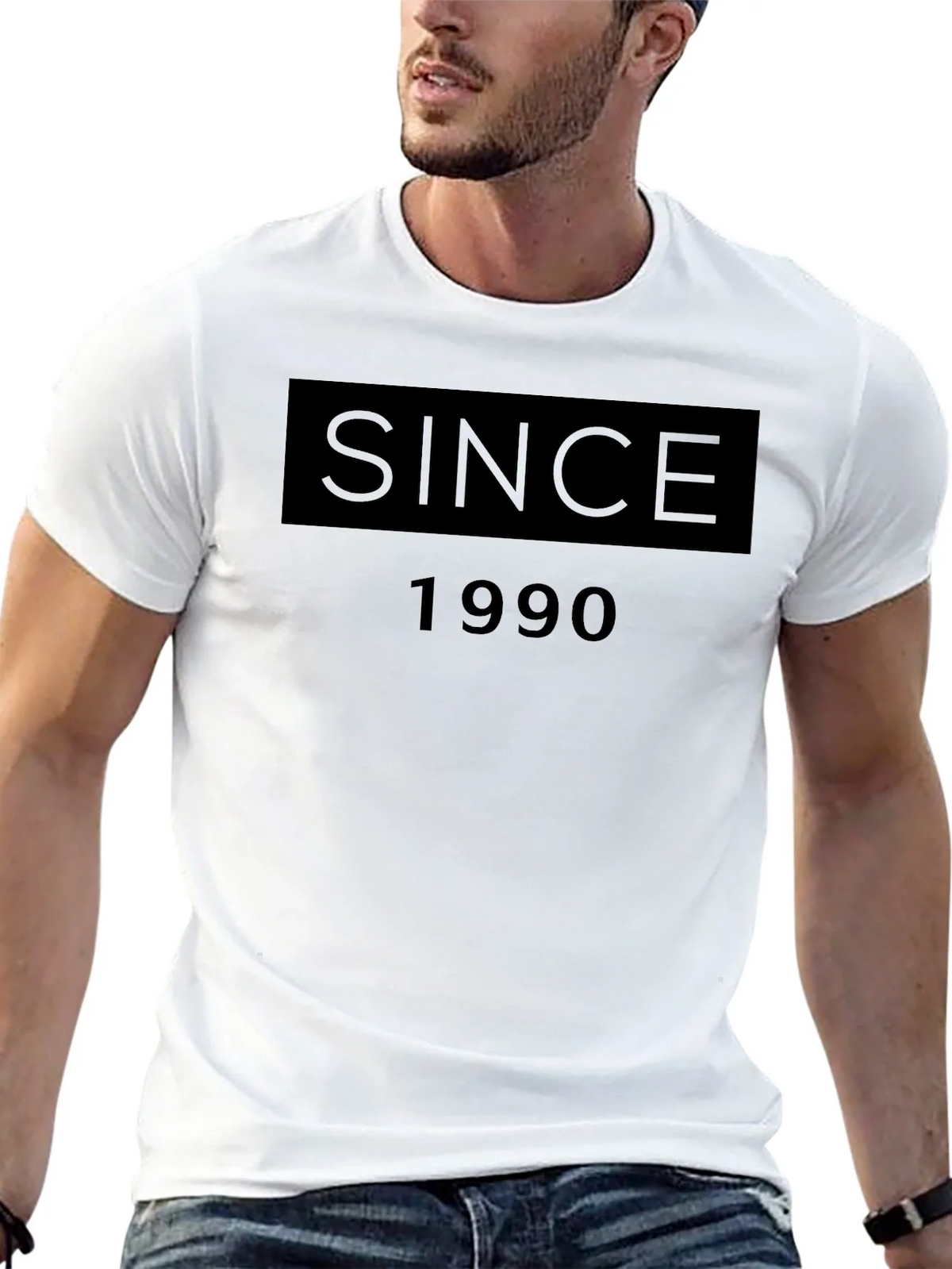 Since 1990 Black T-Shirt product image 7