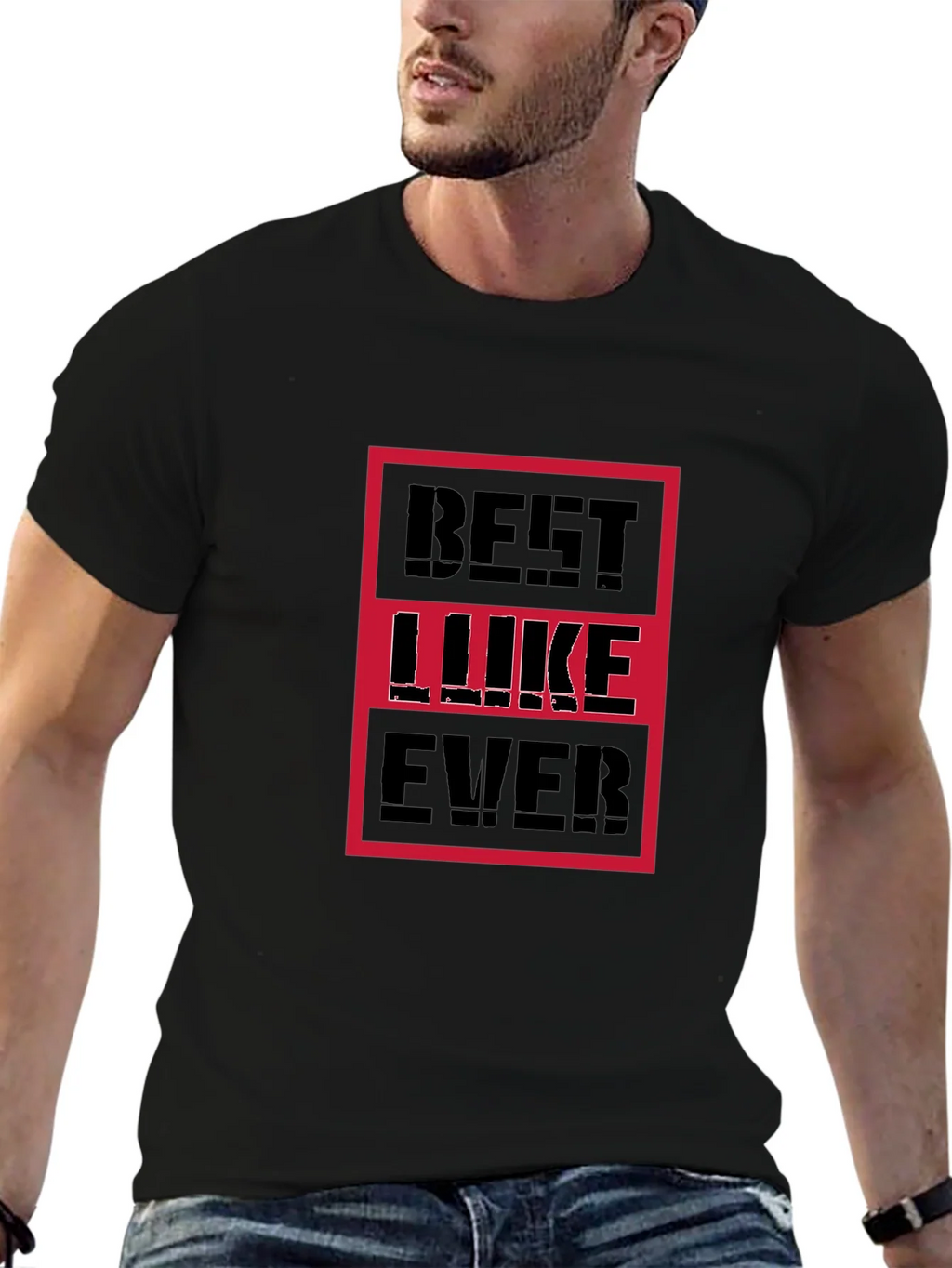 Best Luke Ever Graphic Tee - Black Cotton T-Shirt product image 6