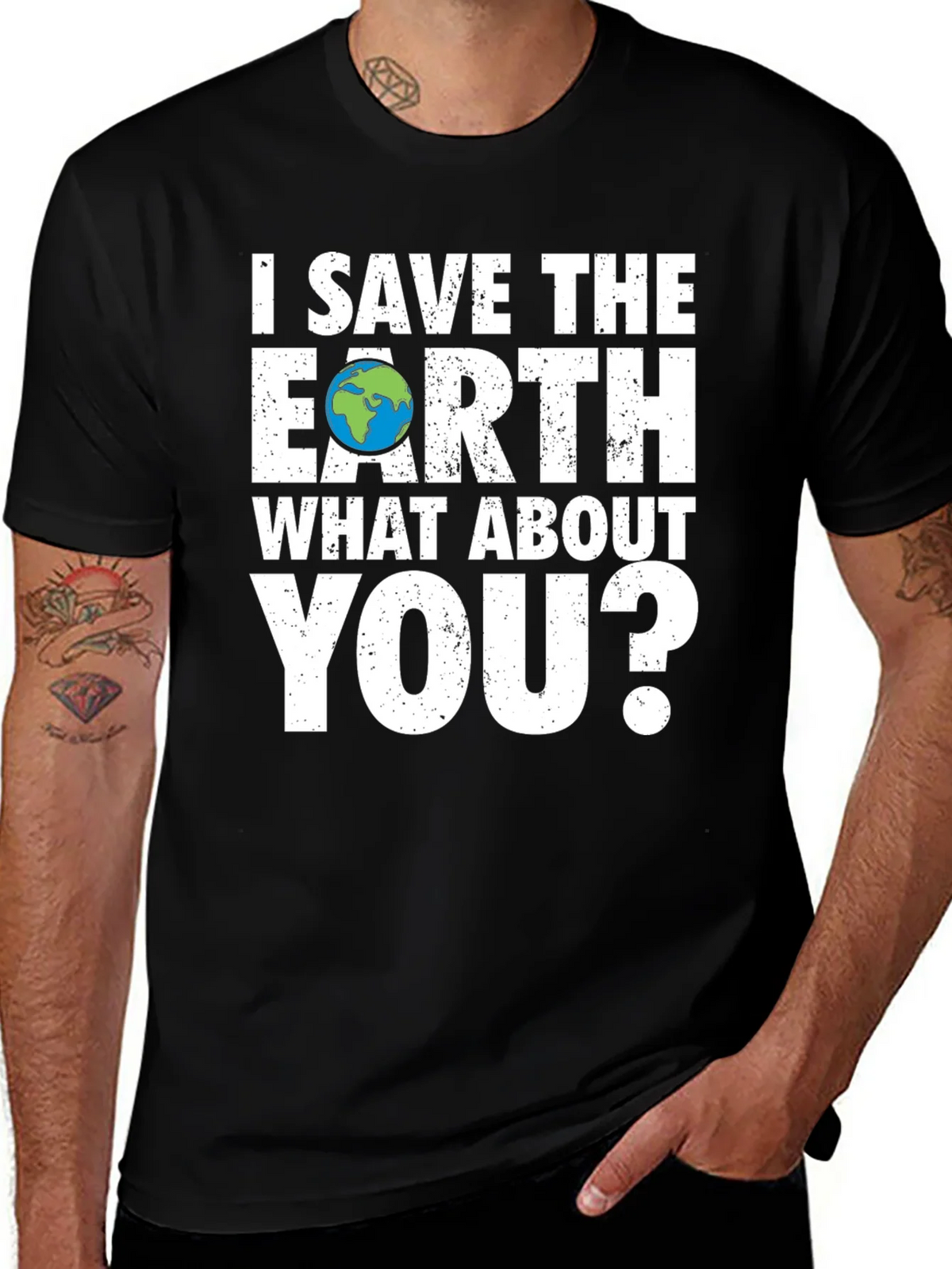 Save the Earth T-Shirt - Eco-Friendly Design product image 1