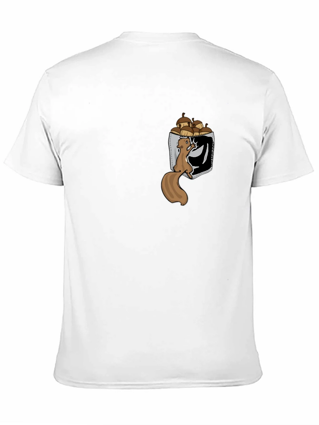 Squirrel in Pocket T-Shirt: Funny Nut Lover Tee product image 10