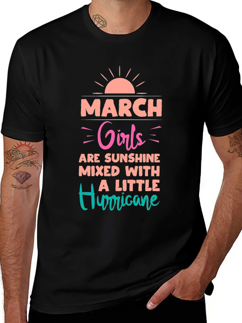 March Girls Sunshine & Hurricane T-Shirt product image 1