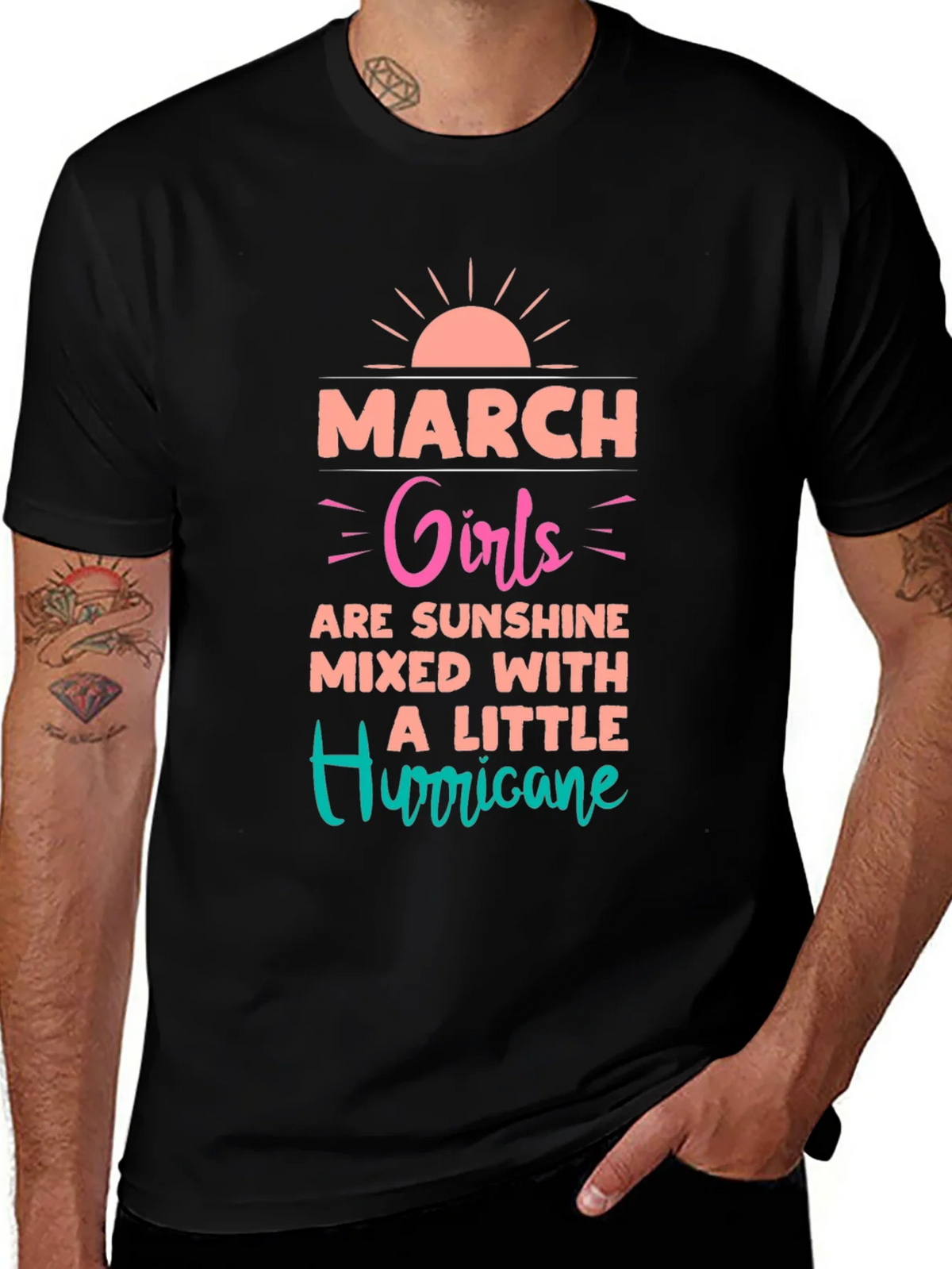 March Girls Sunshine & Hurricane T-Shirt product image 1