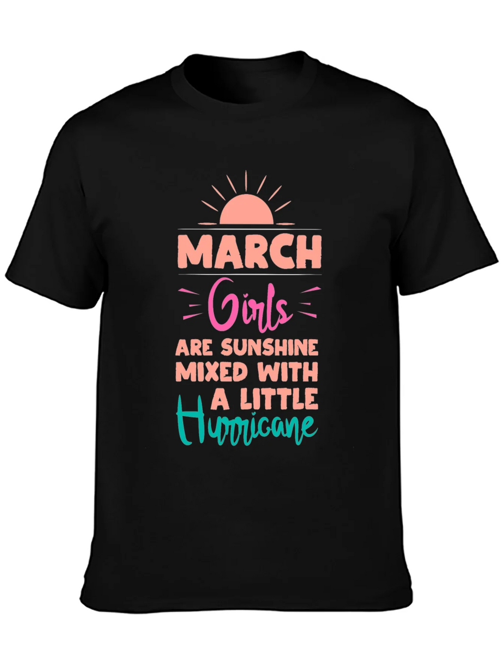 March Girls Sunshine & Hurricane T-Shirt product image 3