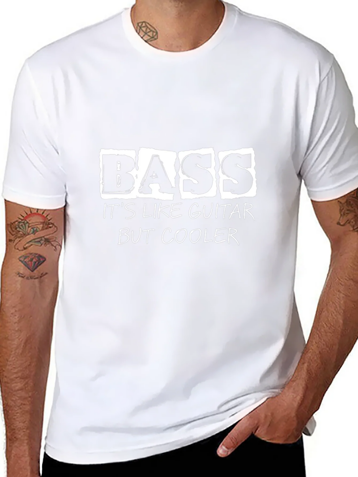 Bass Guitar T-Shirt - Its Like But Cooler product image 6