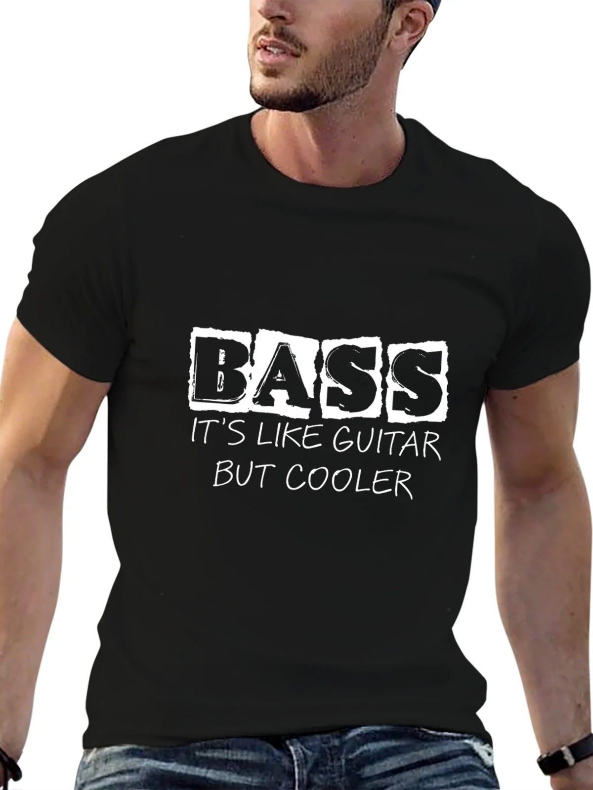 Bass Guitar T-Shirt - Its Like But Cooler product image 5
