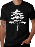 Pine Tree Graphic Tee - Nature Inspired Cotton T-Shirt product image 1