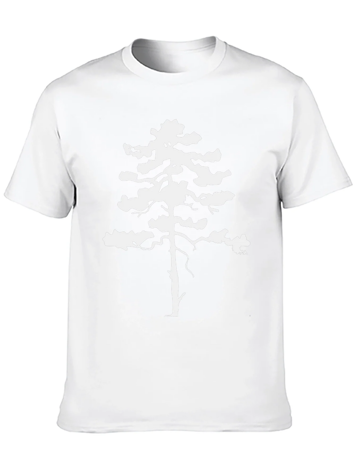 Pine Tree Graphic Tee - Nature Inspired Cotton T-Shirt product image 9