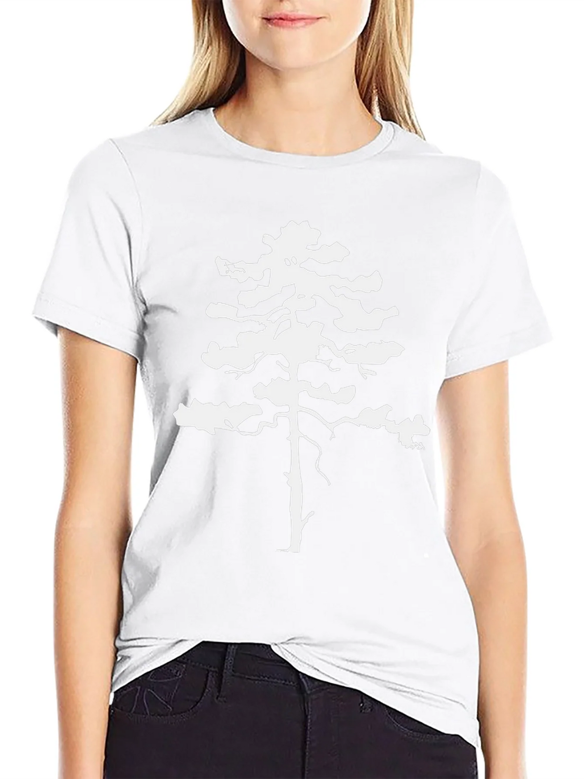 Pine Tree Graphic Tee - Nature Inspired Cotton T-Shirt product image 8