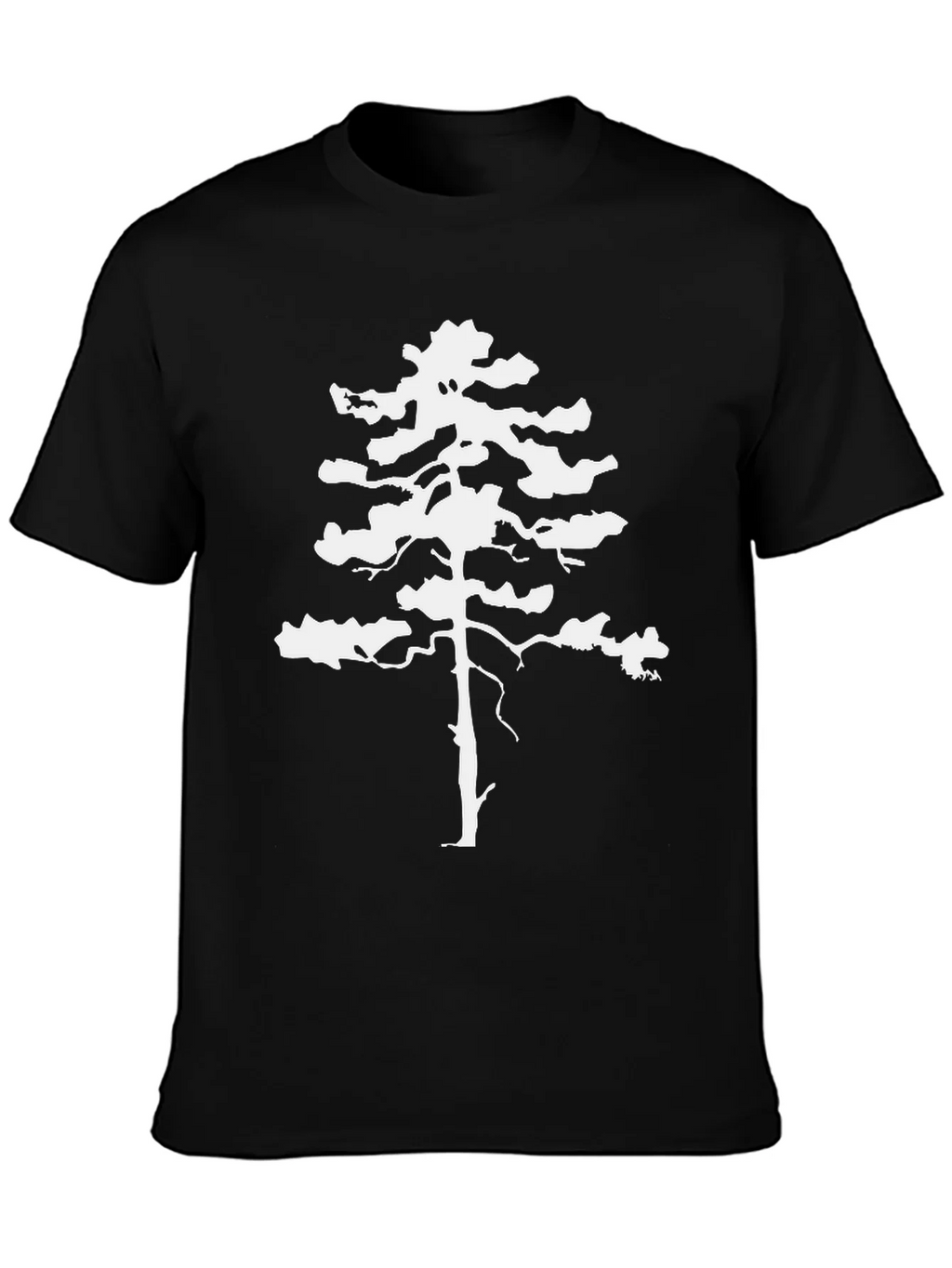 Pine Tree Graphic Tee - Nature Inspired Cotton T-Shirt product image 3