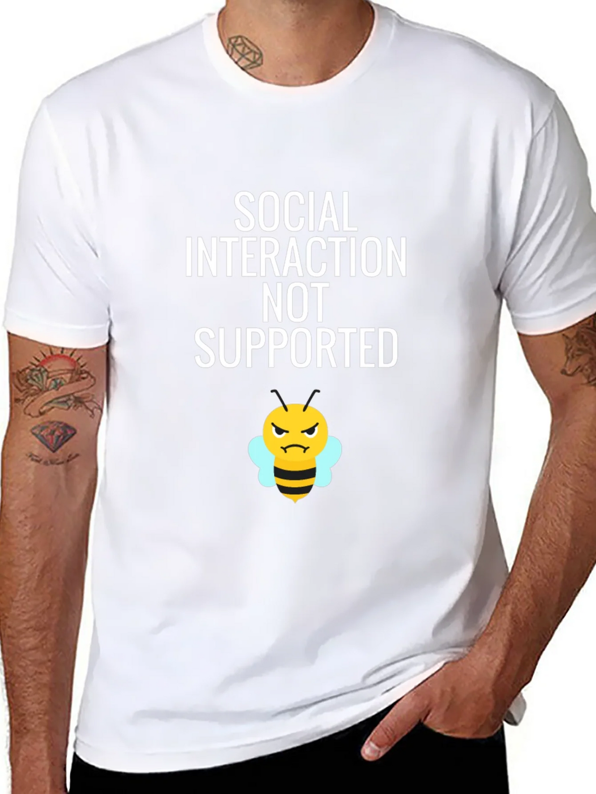 Social Interaction NOT Supported T-Shirt product image 7