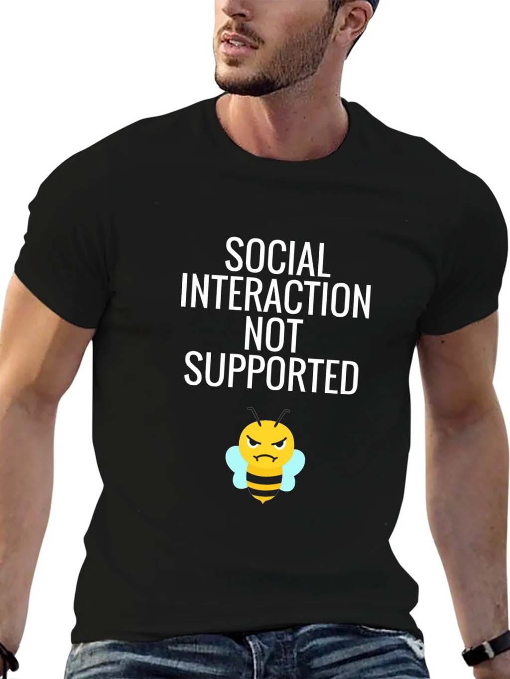 Social Interaction NOT Supported T-Shirt product image 6