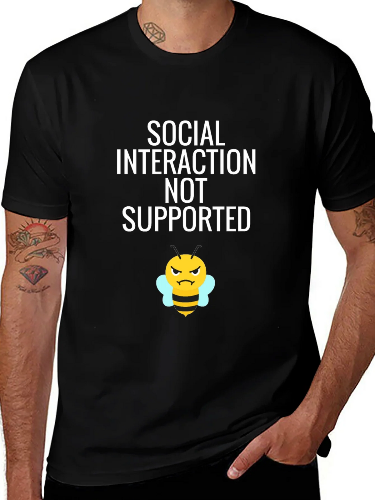 Social Interaction NOT Supported T-Shirt product image 1