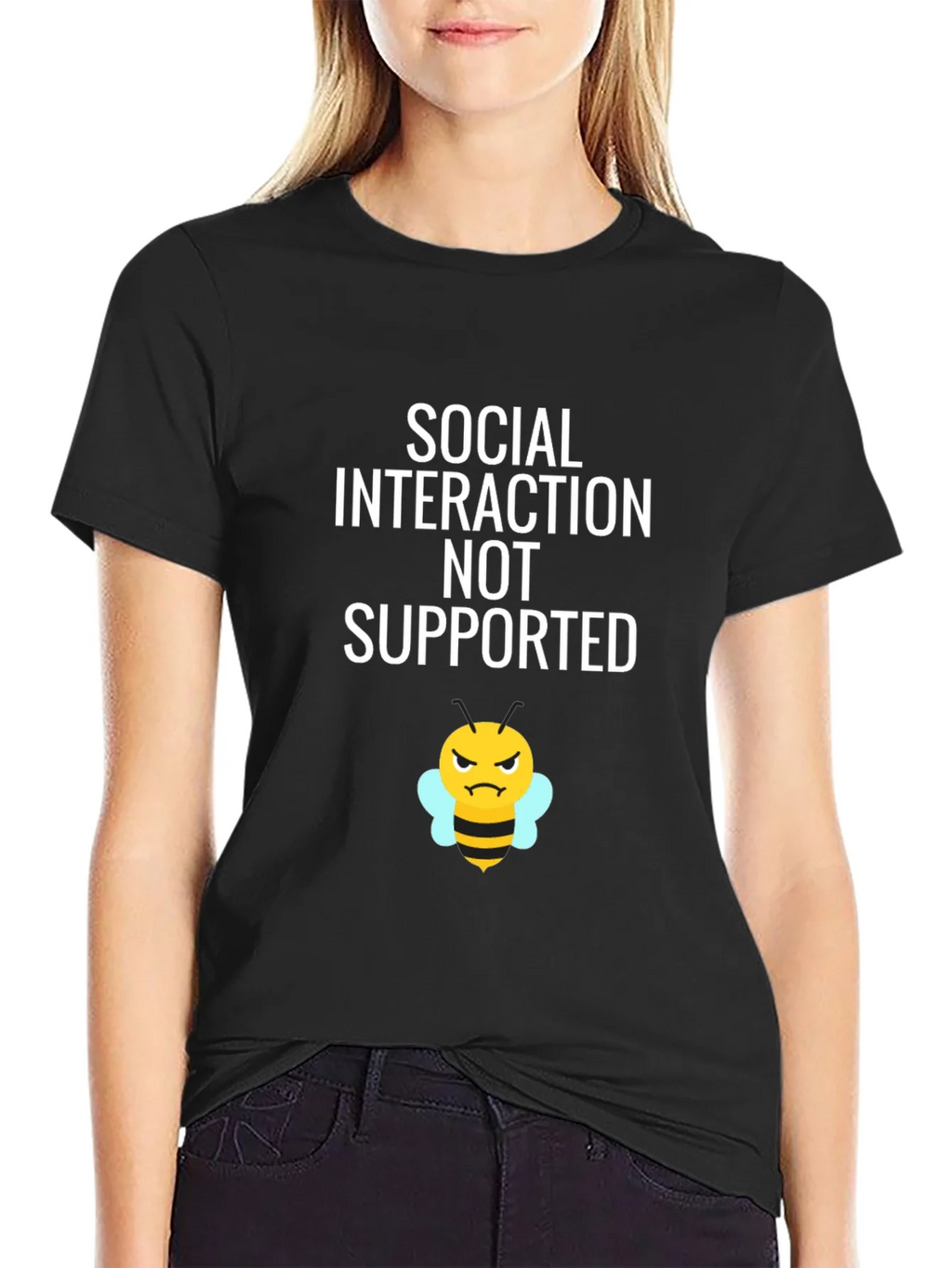 Social Interaction NOT Supported T-Shirt product image 2
