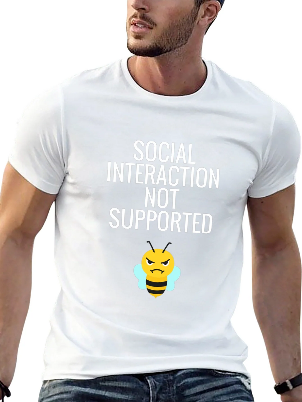 Social Interaction NOT Supported T-Shirt product image 12