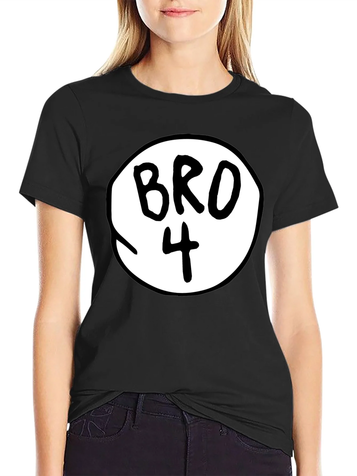 Bro Number 4 Black Tee product image 2