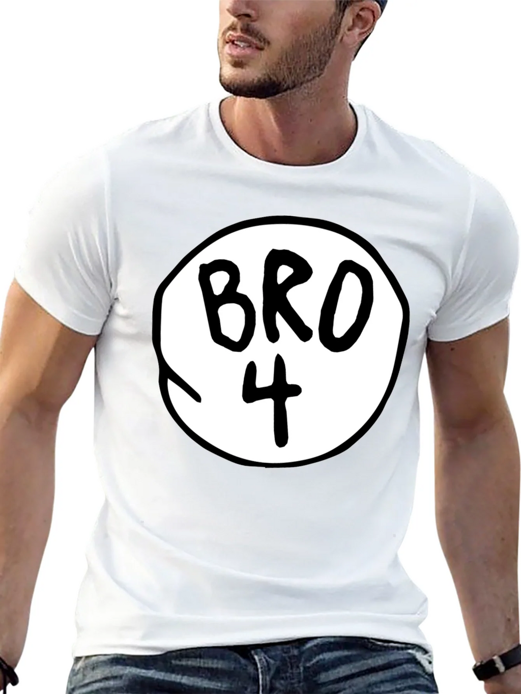 Bro Number 4 Black Tee product image 12