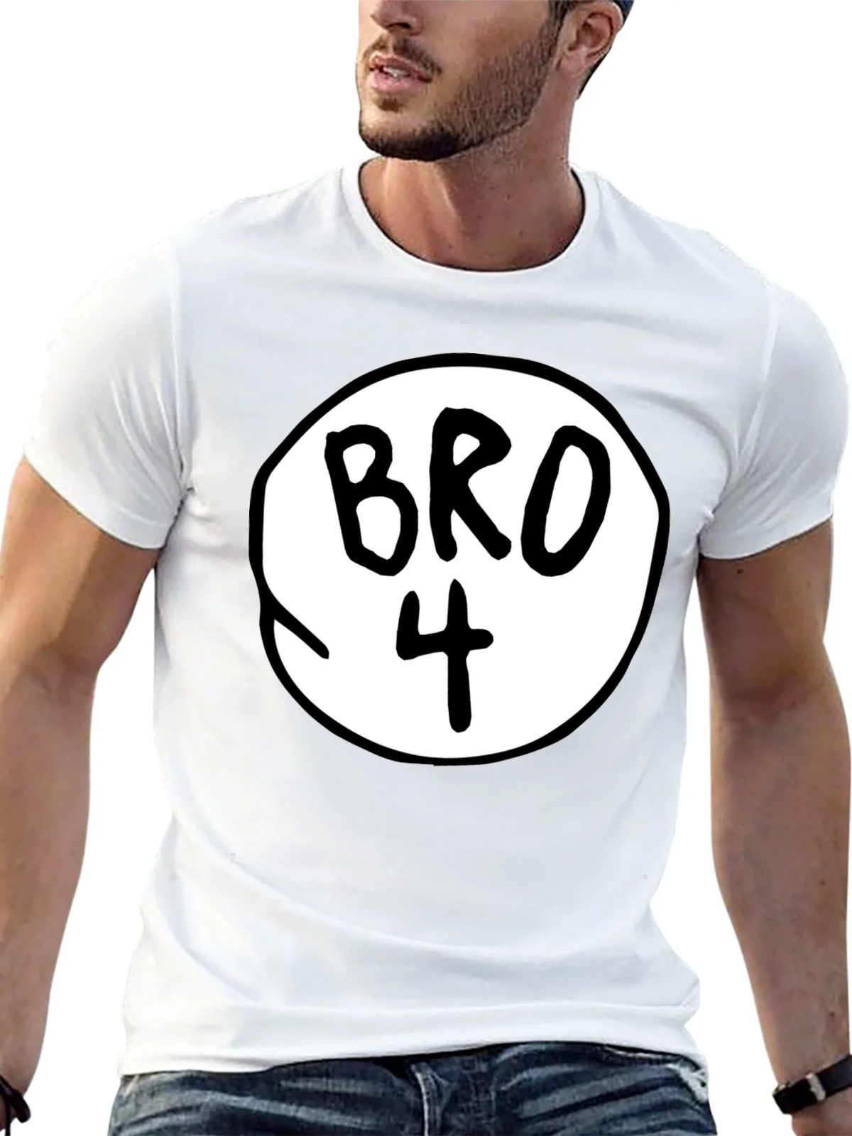 Bro Number 4 Black Tee product image 12