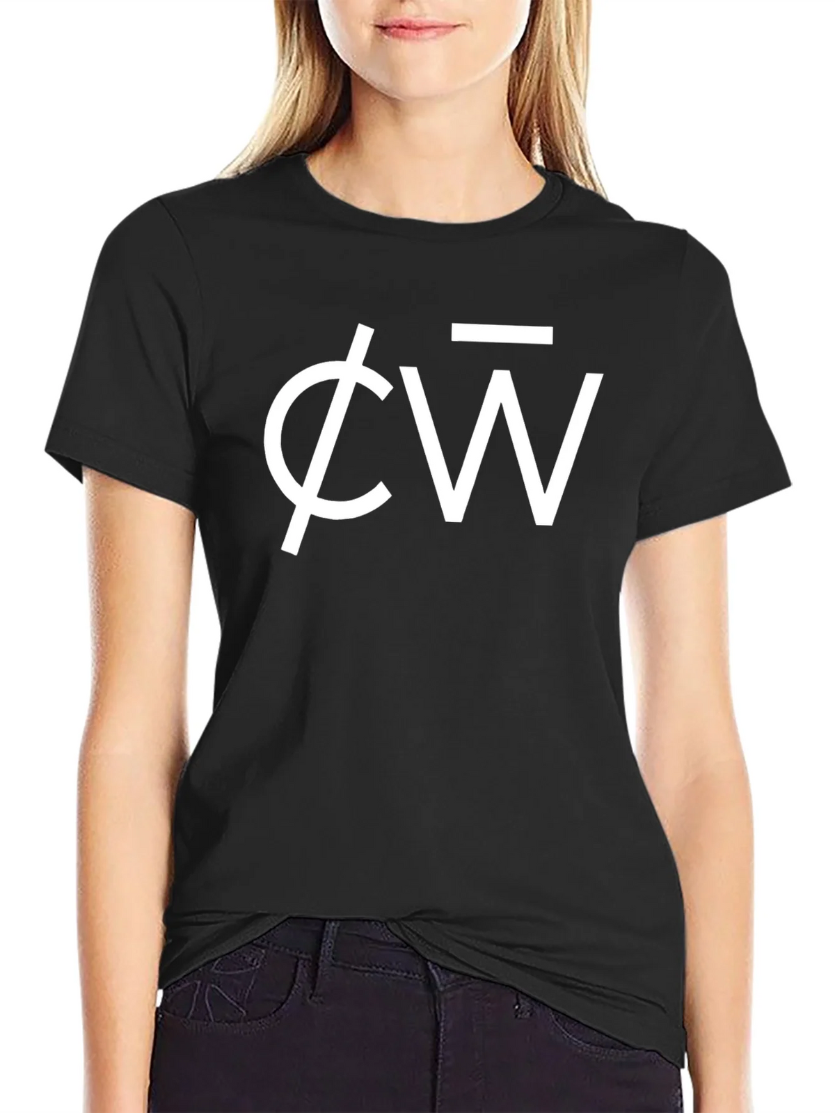Unique Symbol Graphic Print Black T-Shirt product image 2