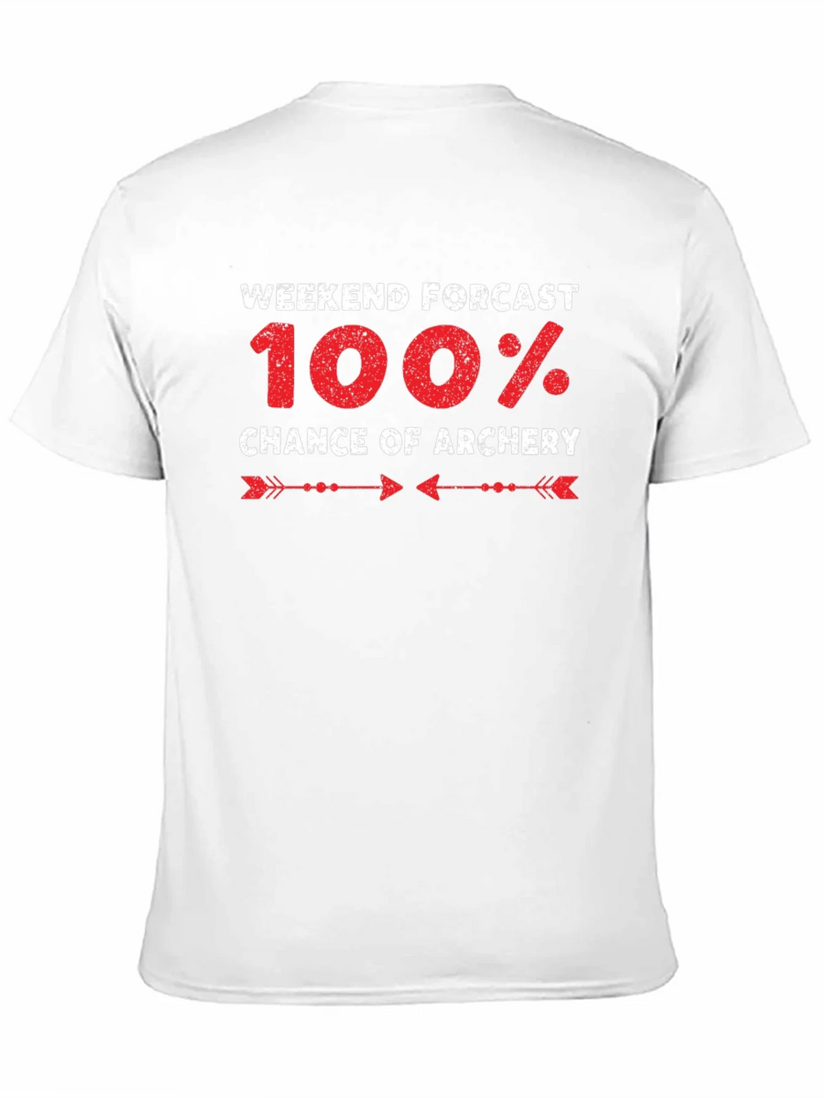 Archery Forecast T-Shirt - 100% Chance Weekend Fun product image 7