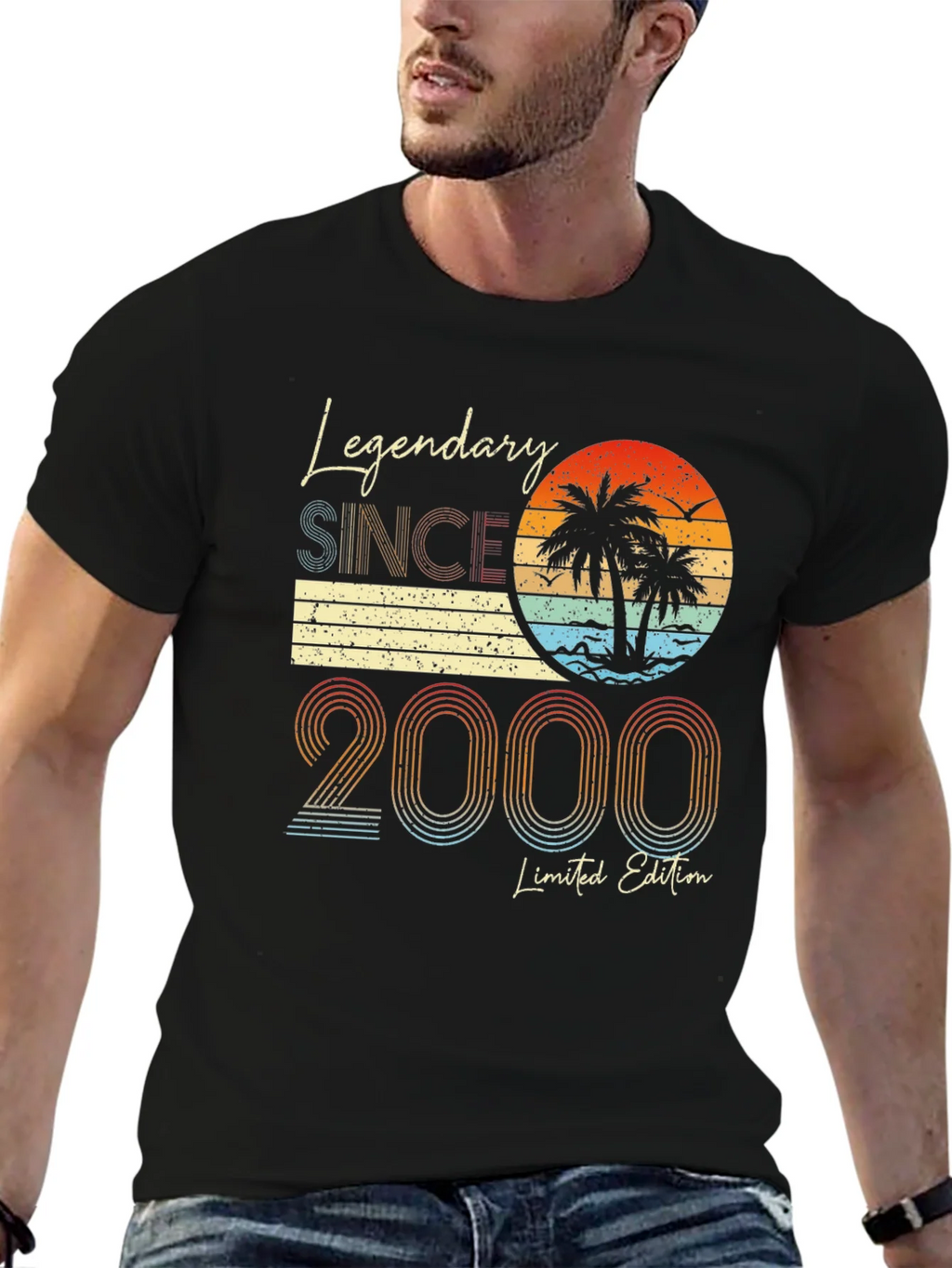 Legendary Since 2000 Black Graphic Tee product image 6