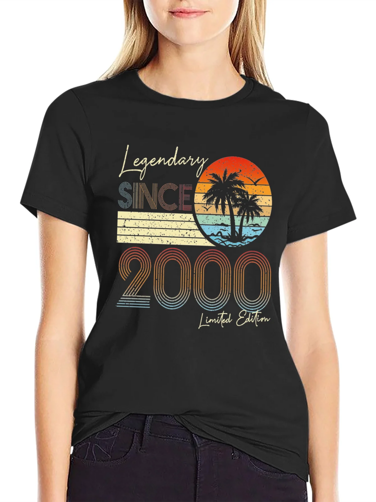 Legendary Since 2000 Black Graphic Tee product image 2