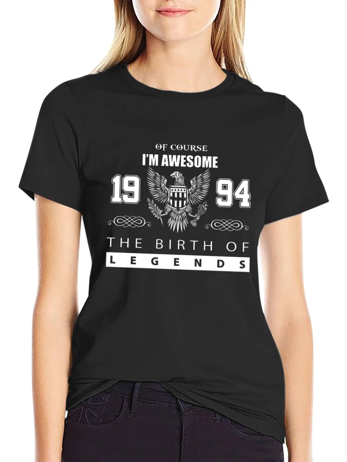 Awesome Birth Year Legend T-Shirt - Black product image 2