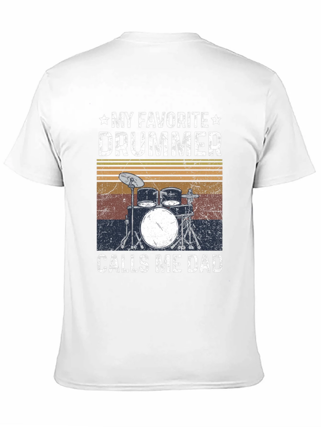 My Favorite Drummer Calls Me Dad T-Shirt product image 10
