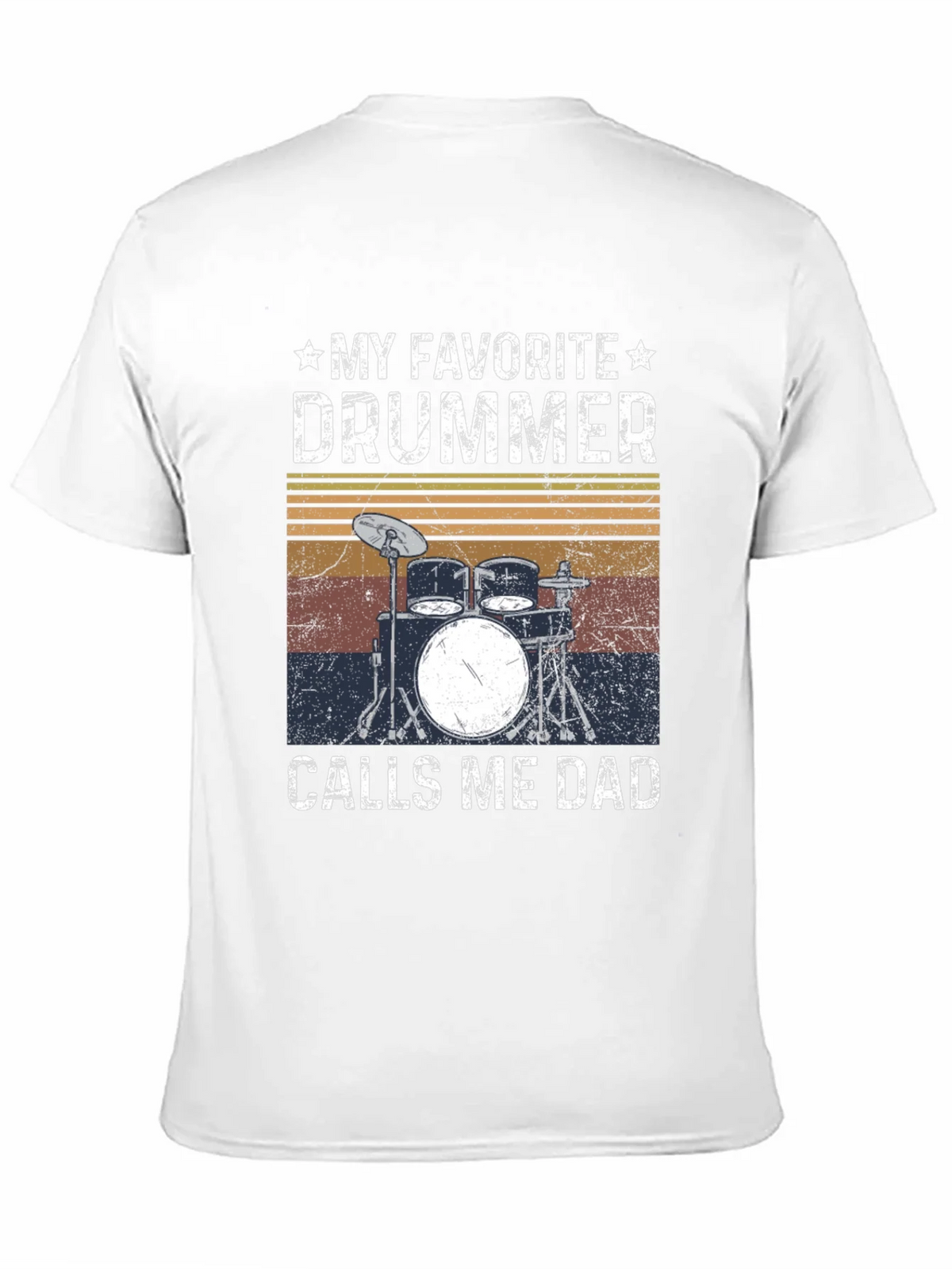 My Favorite Drummer Calls Me Dad T-Shirt product image 10